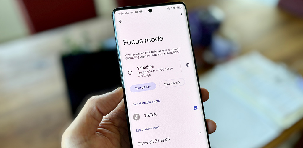 Android Os Focus Mode