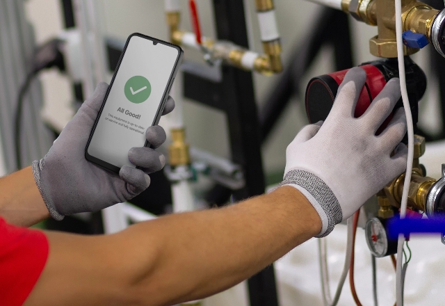 Custom Android Phone Being Used By Tech