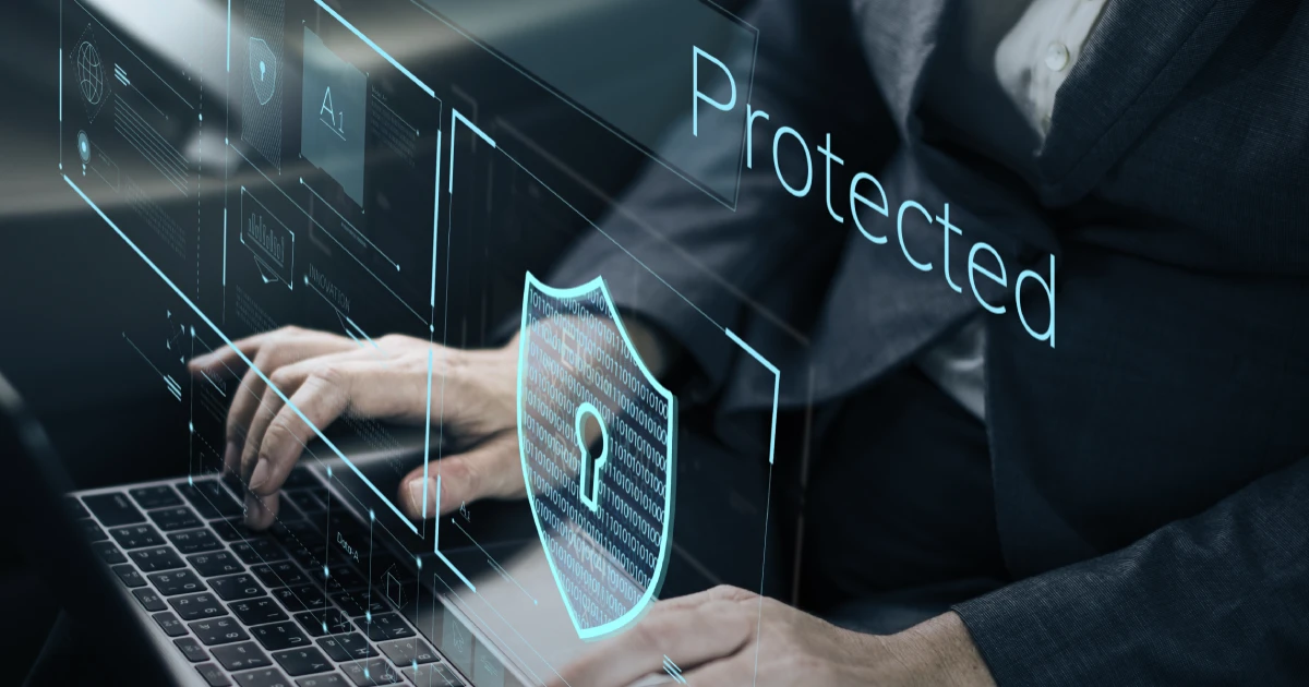 A graphical representation of data security